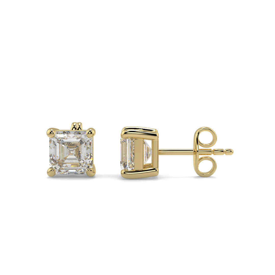 Solitaire Diamond Earrings